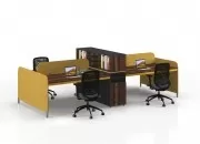 RİNALDO DÖRTLÜ ÇALIŞMA MASASI - Görsel 13