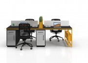 ROCCO QUAD STUDY DESK