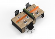 ROCCO QUAD STUDY DESK