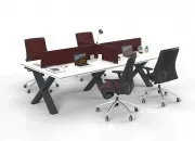 TOSCA DÖRTLÜ ÇALIŞMA MASASI - Görsel 1