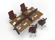 TOSCA DÖRTLÜ ÇALIŞMA MASASI - Görsel 5