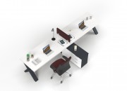 TOSCA HORIZONTAL DOUBLE STUDY DESK