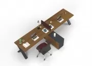 TOSCA YATAY İKİLİ ÇALIŞMA MASASI - Görsel 11