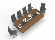 VERSAY WOOD MEETING TABLE