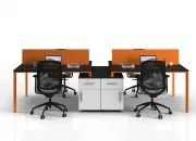 VİTALE DÖRTLÜ ÇALIŞMA MASASI - Görsel 3