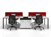 VİTALE DÖRTLÜ ÇALIŞMA MASASI - Görsel 9