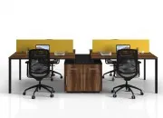 VİTALE DÖRTLÜ ÇALIŞMA MASASI - Görsel 10