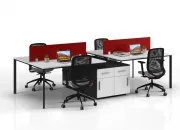 VİTALE DÖRTLÜ ÇALIŞMA MASASI - Görsel 12