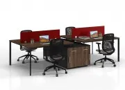 VİTALE DÖRTLÜ ÇALIŞMA MASASI - Görsel 25