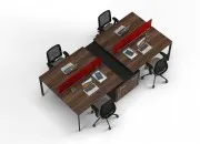 VİTALE DÖRTLÜ ÇALIŞMA MASASI - Görsel 34