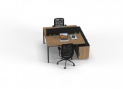 VITALE DOUBLE STUDY DESK