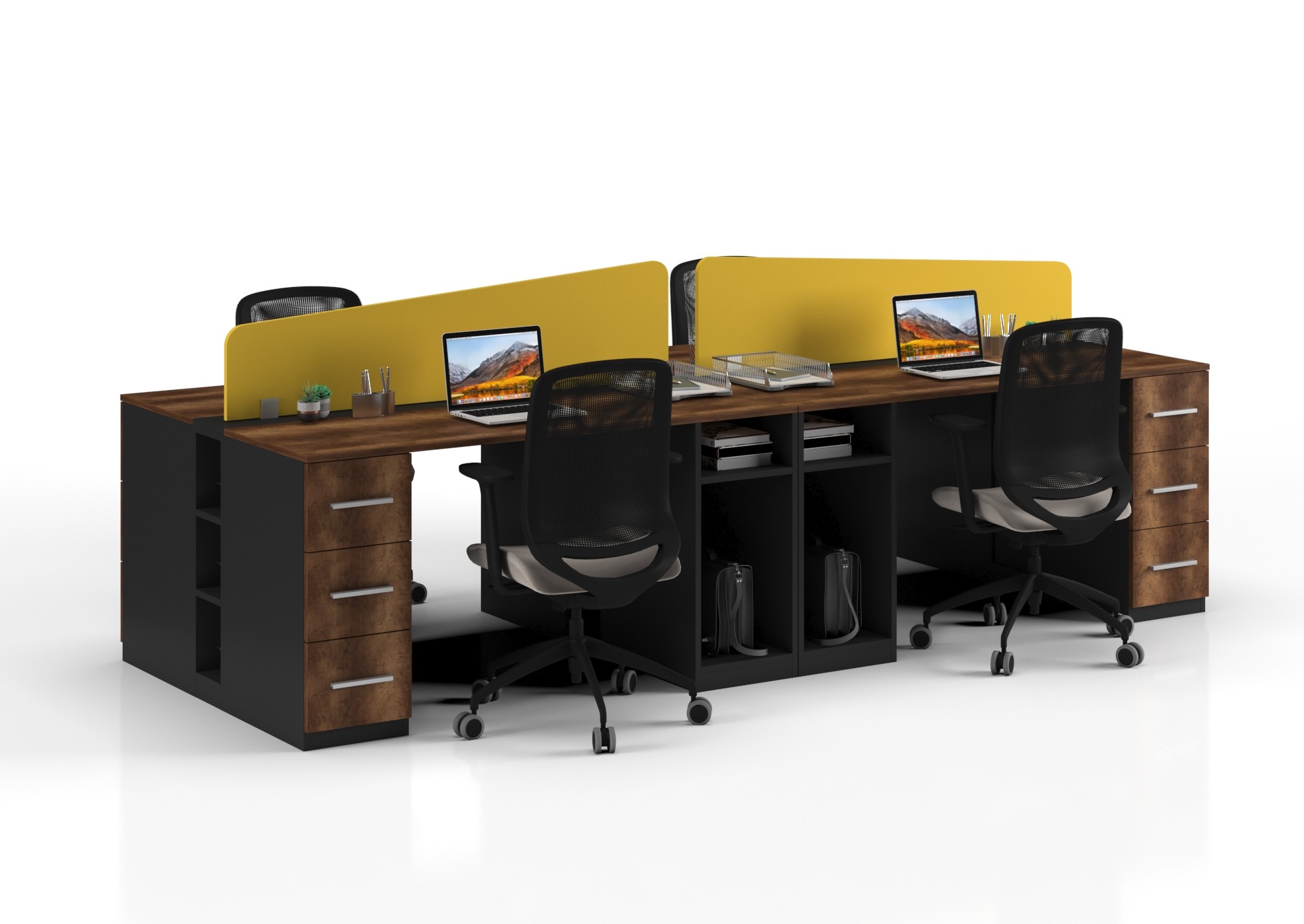 LANZO QUAD STUDY DESK