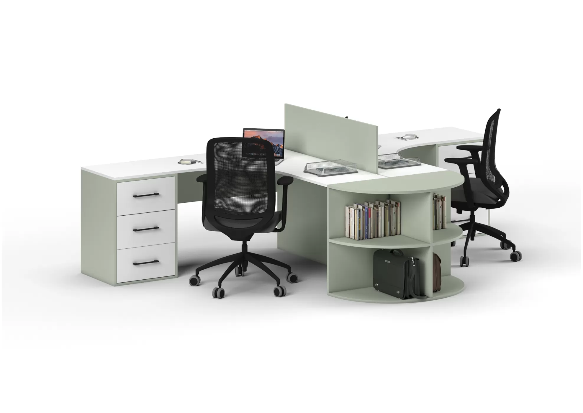 ODİN YATAY İKİLİ ÇALIŞMA MASASI