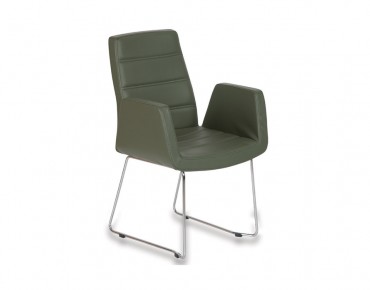 ASYA CHROME WIRE FOOT GUEST CHAIR