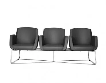 EKIN TRIPLE WAITING CHAIR