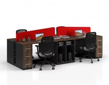 LANZO QUAD STUDY DESK