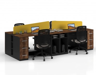 LANZO QUAD STUDY DESK