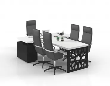 LUCCA EXECUTIVE DESK WITH MEETING