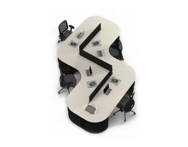 ODİN DÖRTLÜ ÇALIŞMA MASASI