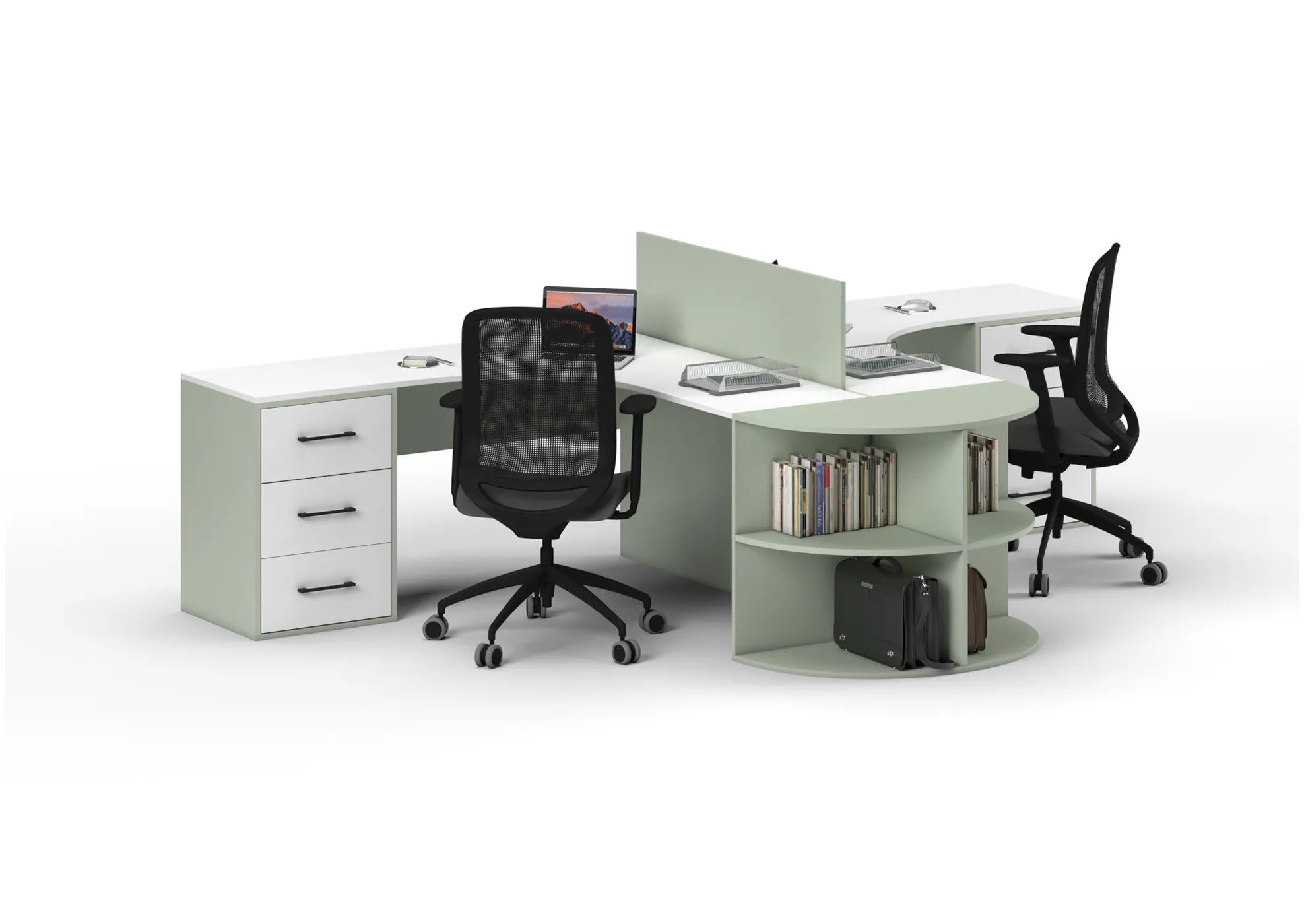 ODİN YATAY İKİLİ ÇALIŞMA MASASI