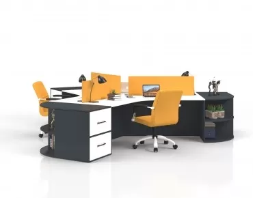 PIETRO THREE STUDY DESK