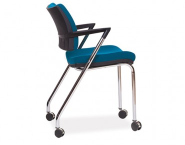 REKS FOUR LEGS WORK CHAIR WITH WHEELS